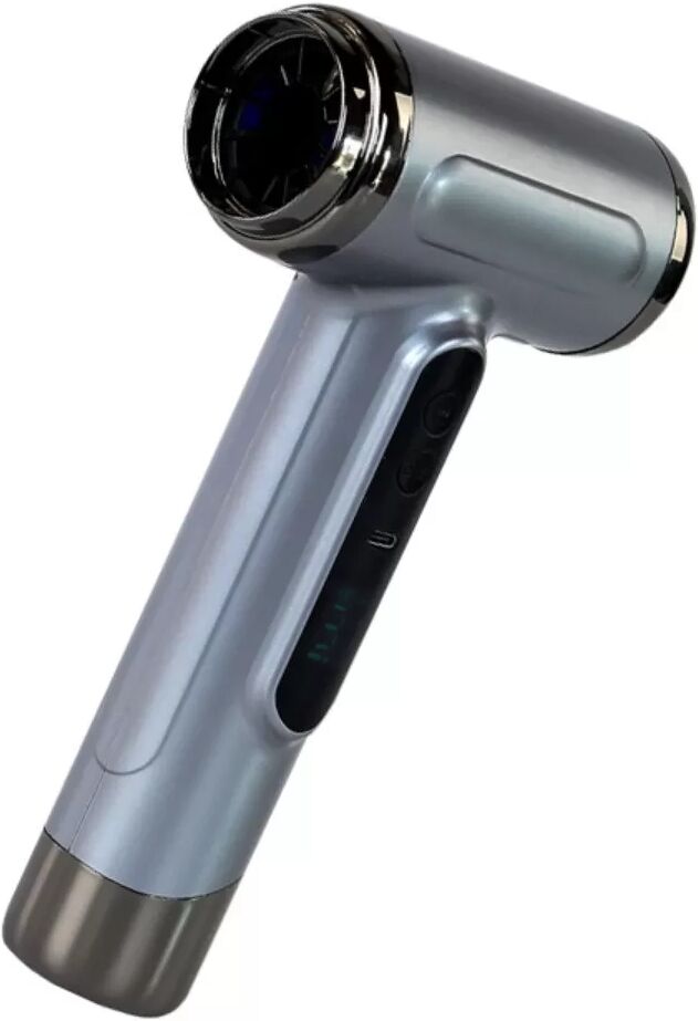 INF Akku-Haartrockner - Tragbarer USB Reiseföhn mit warmer & kalter Luft Grau