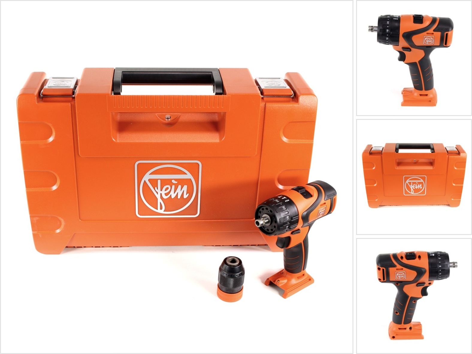 FEIN ASB 18 Q Select Akku Schlagbohrschrauber 18V 60Nm Brushless + Koffer ( 71132364000 ) - ohne Akku, ohne Ladegerät