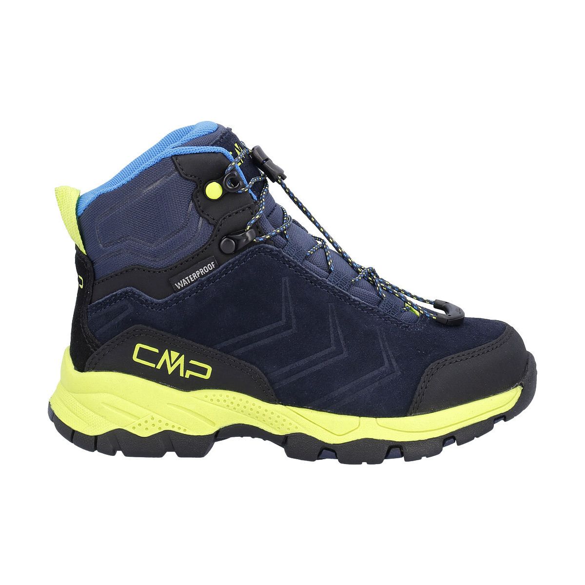 CMP Kids Melnick Mid WIP Trekking Shoes b.blue-lime (01NR) 29 3Q18584-01NR-29