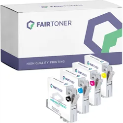 4er Multipack Set Kompatibel für Epson Stylus DX 4000 (T0711-T0714) Druckerpatronen