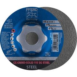 PFERD TOOLS 64185115 Cc-Grind-Solid Sg Steel Schleifscheibe Durchmesser 115 mm 10 St.