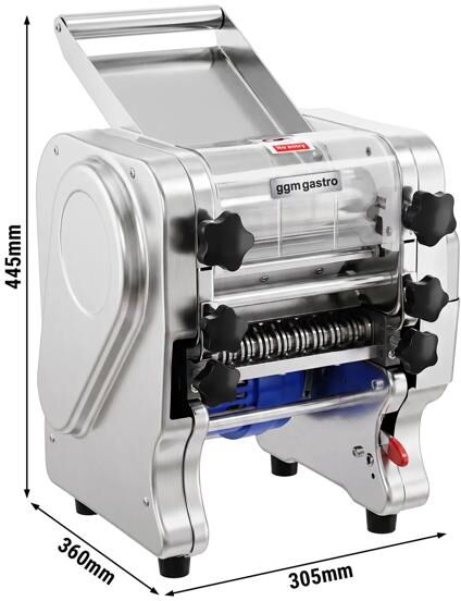 GGM Gastro Elektrische pastamachine met deegroller – rollengte 160 mm – 5 kg/u