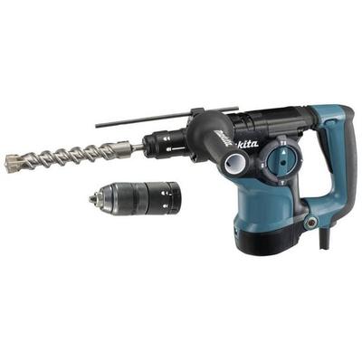 Makita HR2811FT SDS-Plus-Kombihammer, Bohrhammer 800 W inkl. Koffer, ohne Akku, ohne Ladegerät