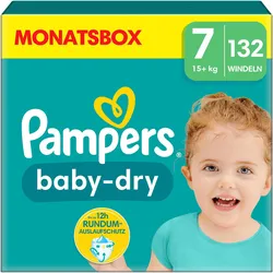 Pampers Baby-Dry (Gr. 7, Monatsbox, 132 Stk.)