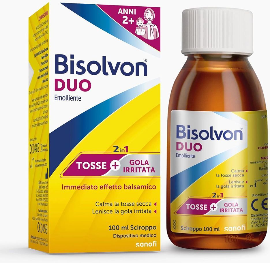 OPELLA HEALTHCARE ITALY Srl Bisolvon Duo Emolliente, 100 ml