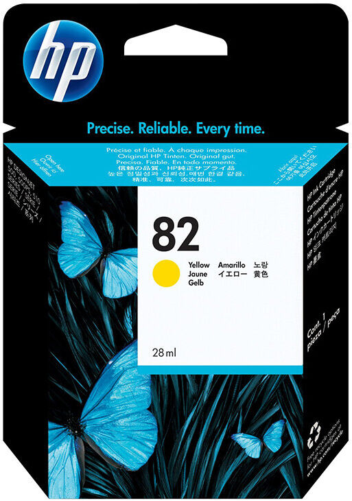 TINTEIRO HP 82 YELLOW CH568A