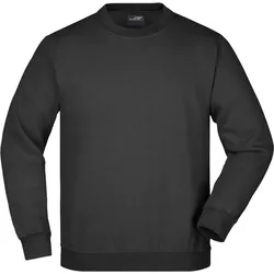 James & Nicholson Schwerer Kinder Sweater Sweatshirt JN040K black XS