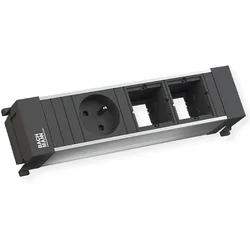 Bachmann, Steckdosenleiste, POWER FRAME - Steckdosenleiste - Wechselstrom 230 V (3x, CEE 7/5, Typ 12)