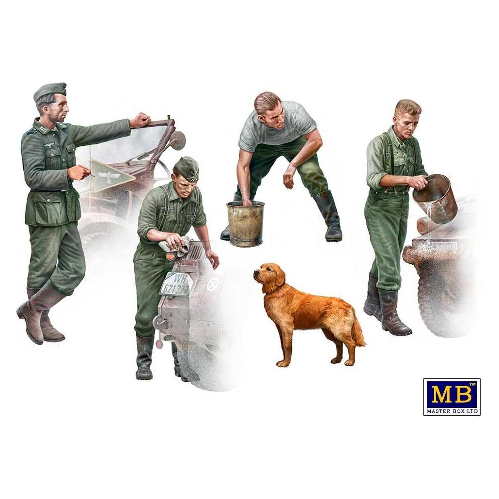 Master Box Schnelle Truppen. German Drivers, WW II Era (35237)
