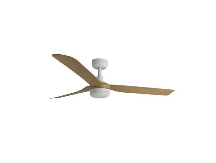 Energiespar Deckenventilator Punt Weiß/Holz mit LED Licht