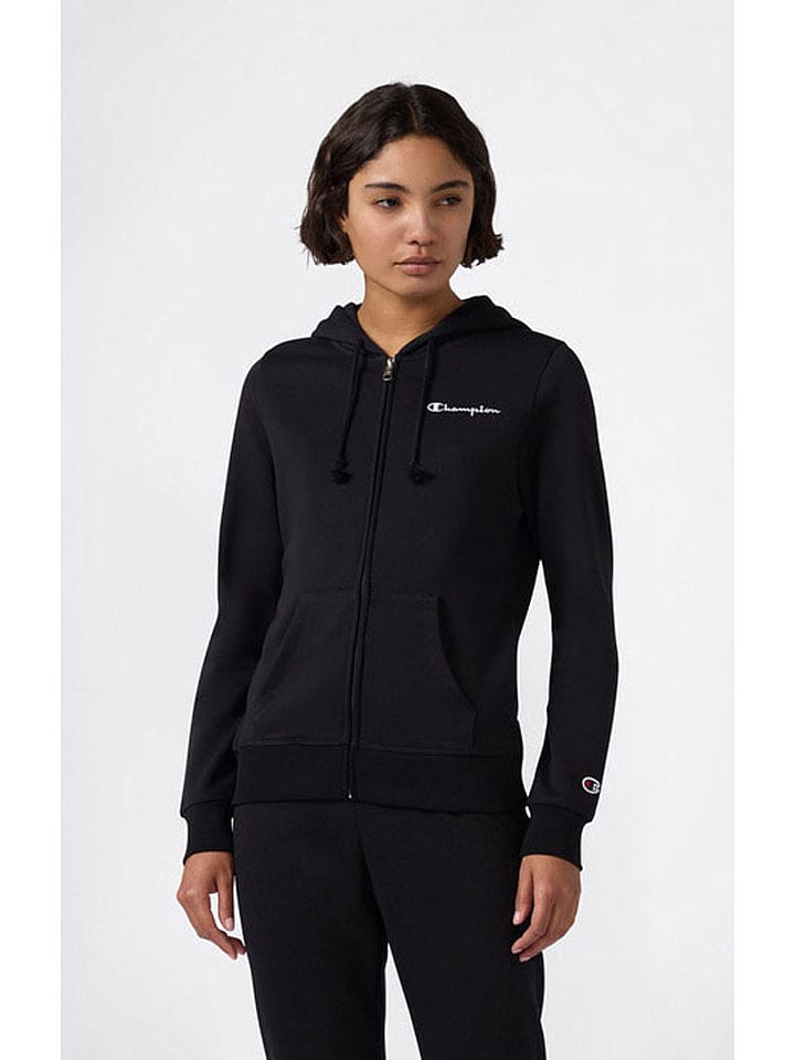 Champion Sweatjacke in Schwarz - S