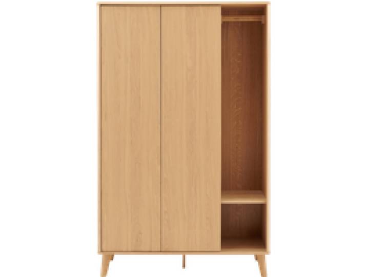 Armoire 2 portes bois Atia