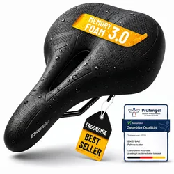 BikePeak Sattel City mit Memory-Schaum