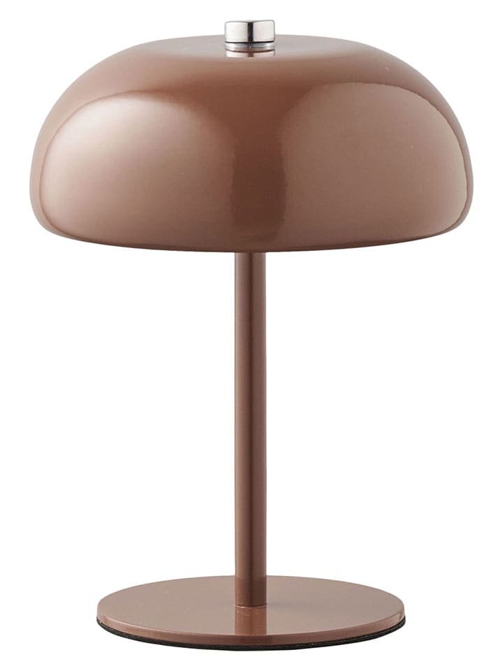 House Nordic LED-Tischleuchte "Margate" in Hellbraun - (H)18 x Ø 13 cm - onesize