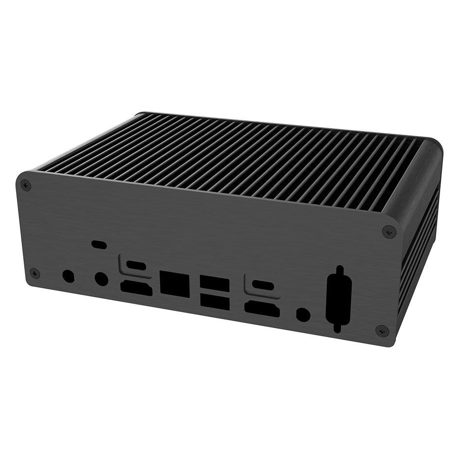 Akasa Newton CWS Intel NUC-Gehäuse, passive Kühlung - schwarz (UCFF) (A-NUC93-M1B)