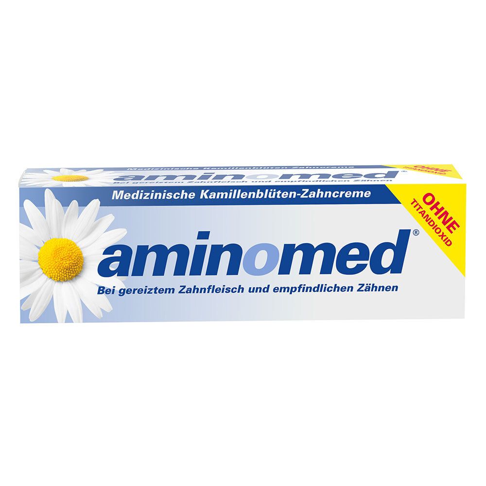 Aminomed Kamillenblüten Zahncreme ohne Titandioxid 75 ml