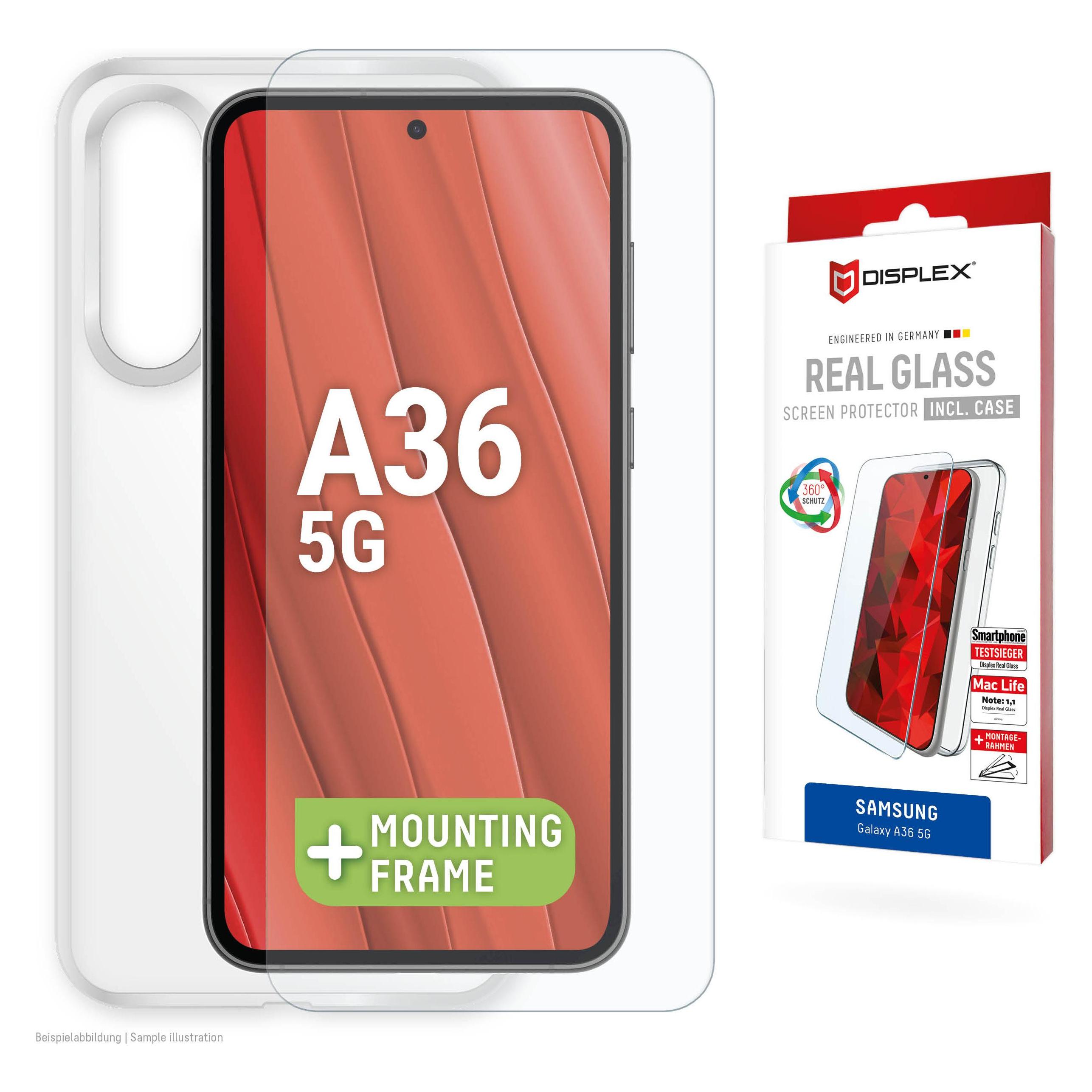 Displex Real Glass + Case (1 Stk., Samsung Galaxy A36) (02112)