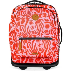Cabaia Soft Suitcase 2 Wheels All Over Trolley, Koffer, Pink