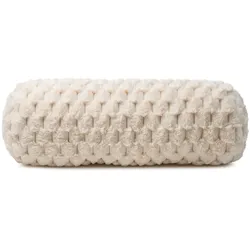 Kissenrolle CARMEN creme (BH 60x20 cm) - beige - BH 60x20 cm