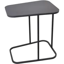 LOFT42 Inris Beistelltisch - Metall - Mattschwarz - 51x35x55
