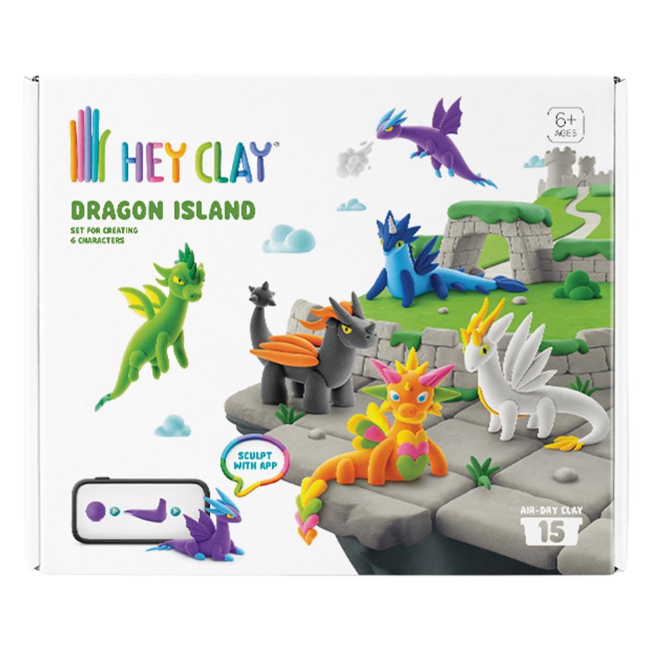 Tm Toys TMT HeyClay Wyspa smoków+akc 15pak HCL15035 (72052362)