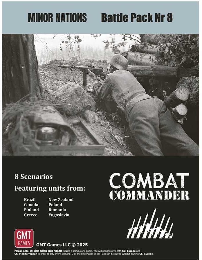 Combat Commander Battle Pack 8: Minor Nations, World War II Tactical Board Game Expansion by GMT Games