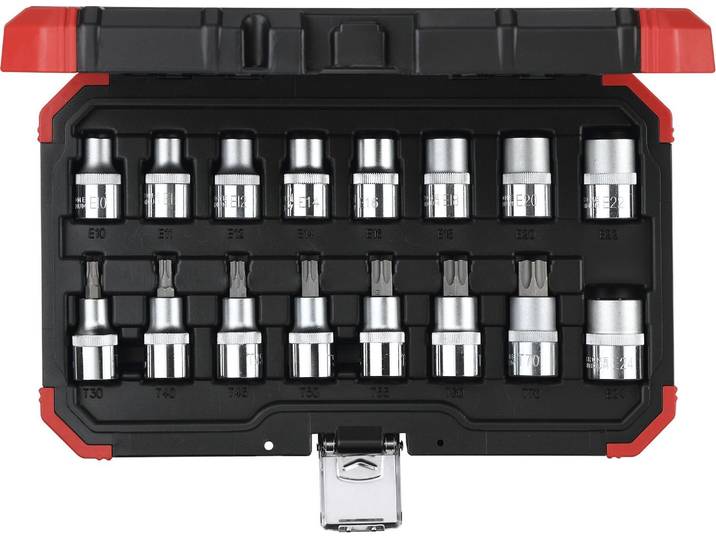 GEDORE red R68003016 Jeu de douilles 1/2\ TX E10-24T30-70 16 pièces\, 3300009