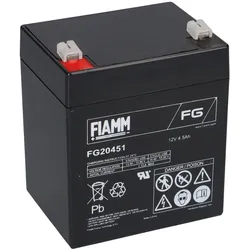 FIAMM FG20451 Standard AGM Bleiakku 12V 4,5Ah T1 / Faston 4,8 mm