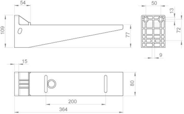 Unex Ausleger isolierend 60x300 lgr 66303)
