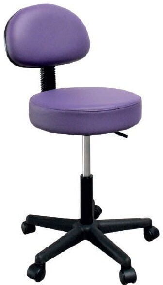 SGABELLO PER ESTETISTA VIOLA REGOLABILE HANDY