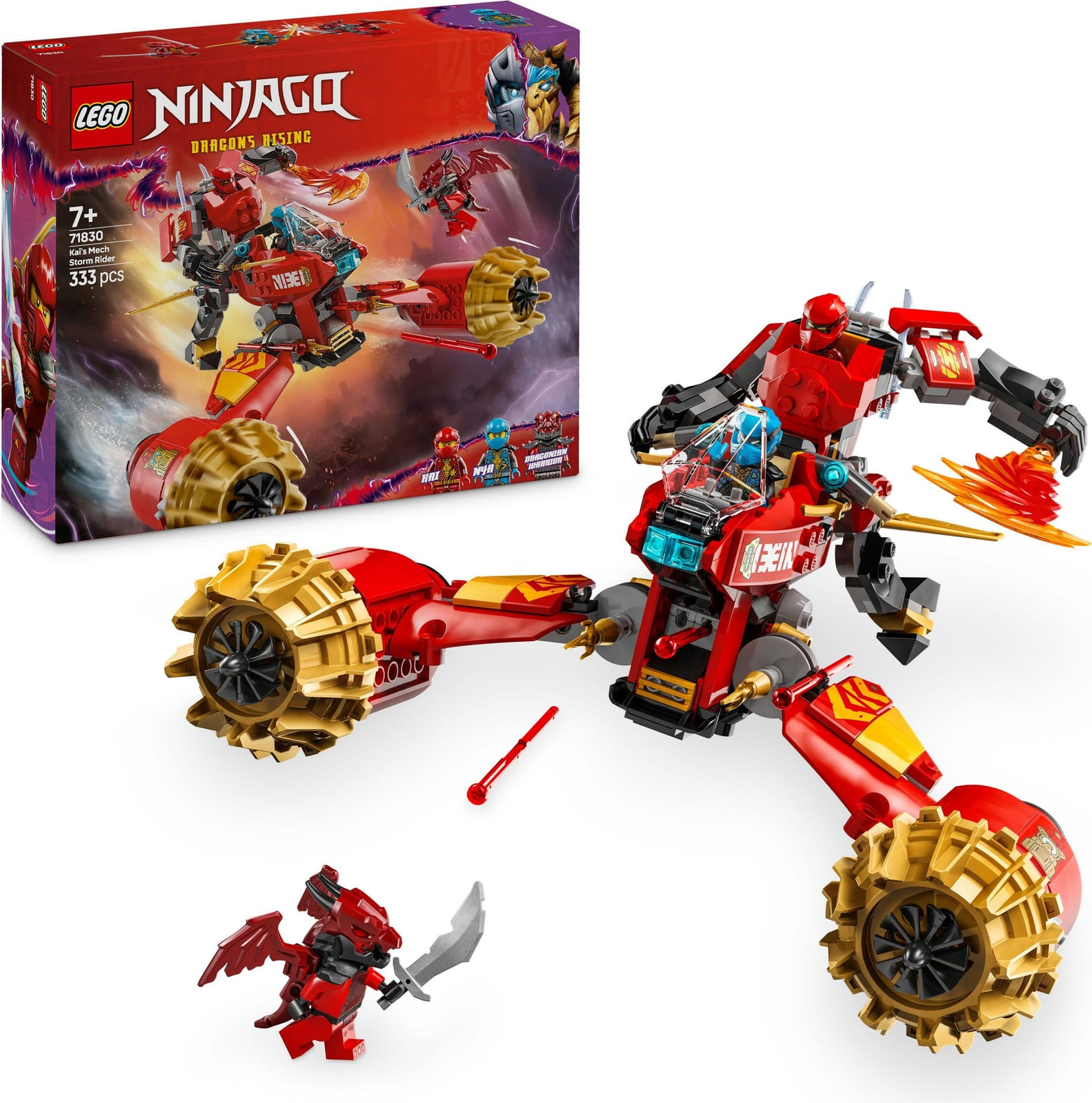 LEGO NINJAGO Vliegende Robotvoertuig van Kai 71830