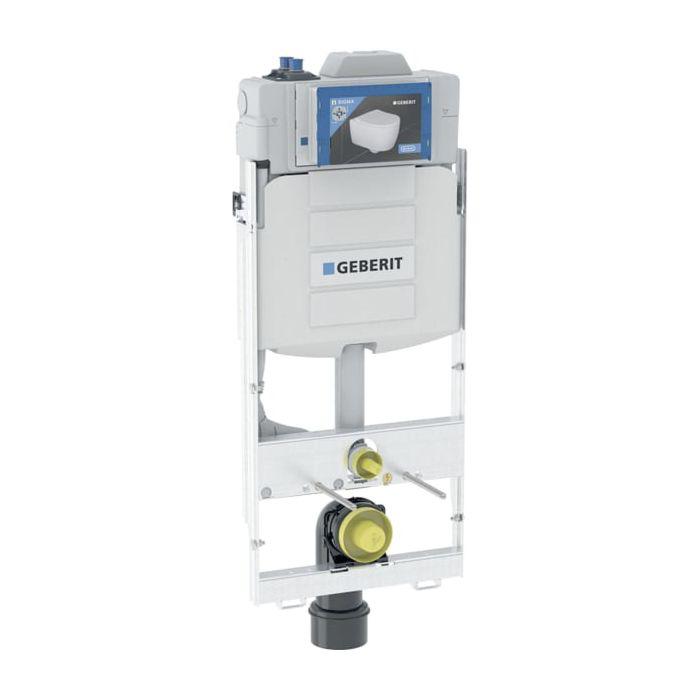 Geberit Gis Wand-WC-Element 461193001 BH 125cm, 2 Wasseranschlüsse, mit Sigma UP-Spülkasten 12 cm