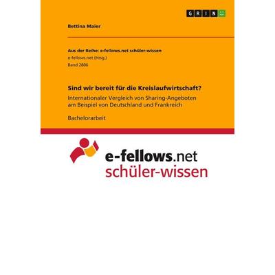 Sind wir bereit für die Kreislaufwirtschaft?, Taschenbuch von Bettina Maier, GRIN, 978-3-346-34428-1