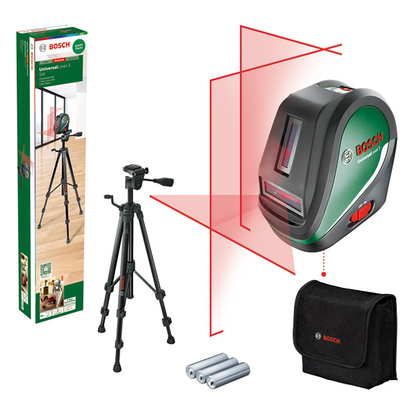 Bosch Kreuzlinien-Laser UniversalLevel 3 Set 0603663905