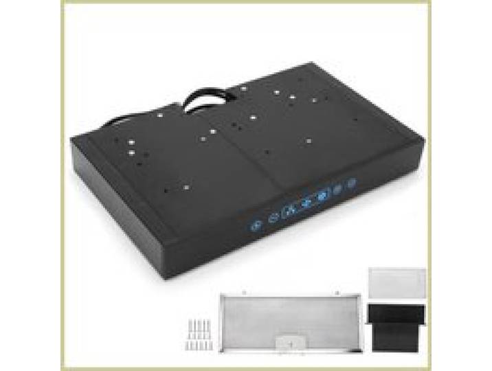 Hotte de cuisine hotte de cuisine 12 V 3 vitesses réglables avec écran tactile lumière LED pour cuisine de camping-car