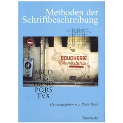 Methoden der Schriftbeschreibung, Fachbücher von Peter Rück