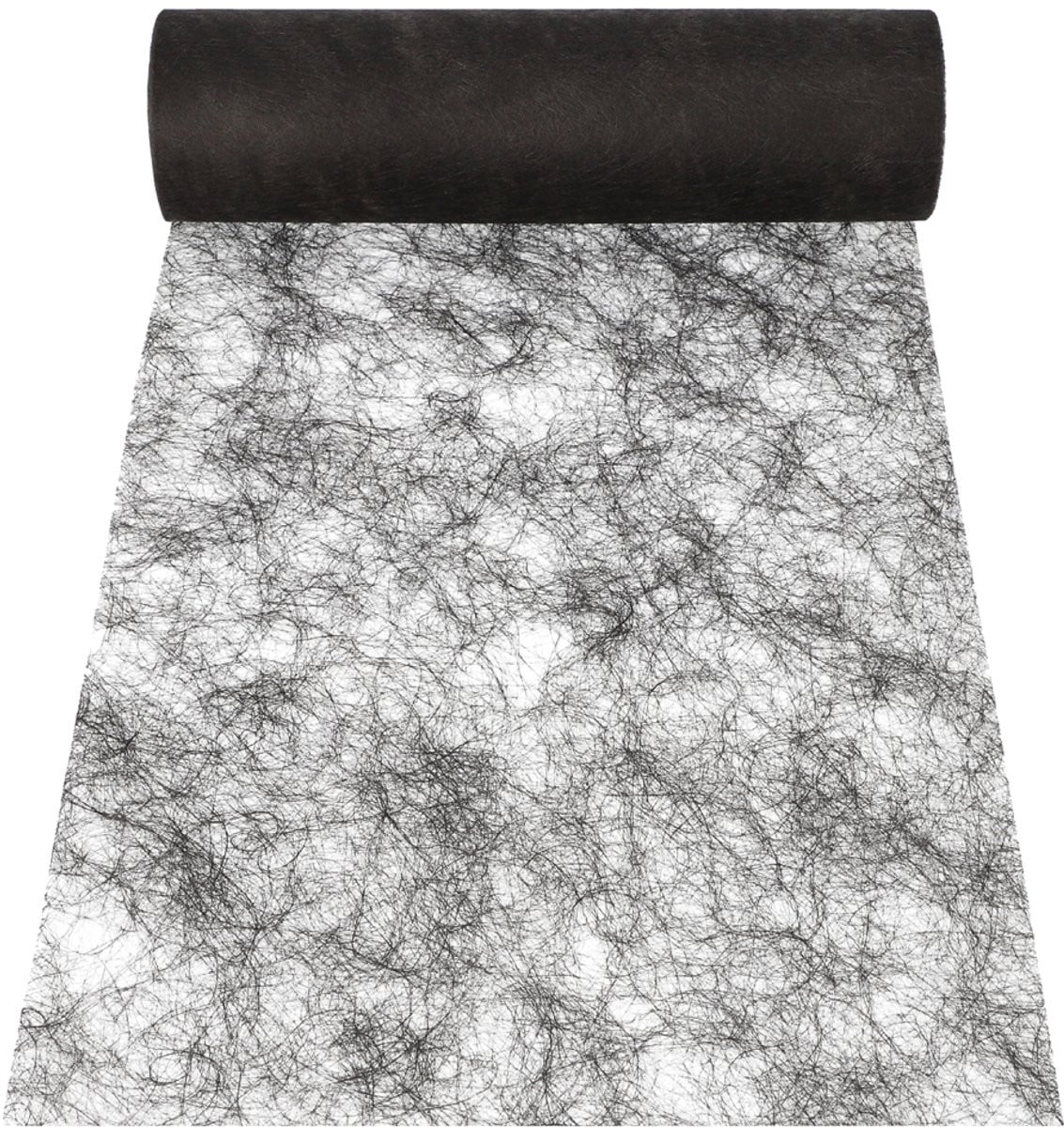Sizoflor Tafelrunner zwart 25 x 3000 cm