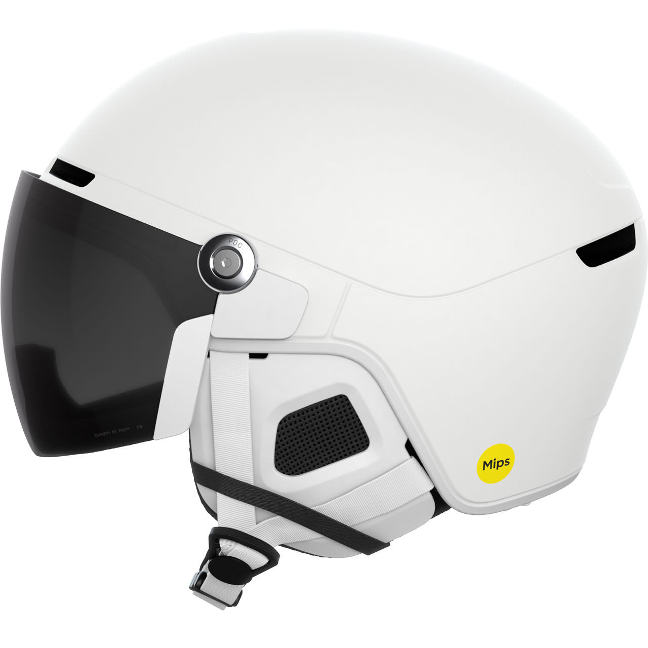 POC Obex Visor Mips hydrogen white/clarity universal sunny grey - XL-XXL = 59 - 62 cm