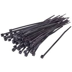 TRU COMPONENTS TC-BT-450-8.8-UVB Kabelbinder 450 mm 8.8 mm Schwarz UV-Witterungsstabil 100 St. TC-12193300