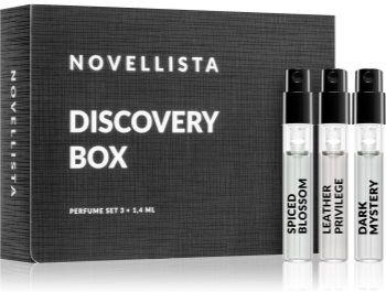 Novellista Discovery Box Black Edition By Eau de Parfum unissexo 3x1.4 ml. Discovery Box Black Edition By