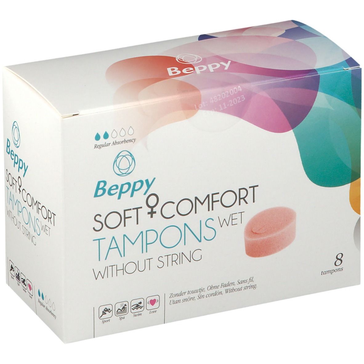 Beppy Action Tampon Wet 8 St