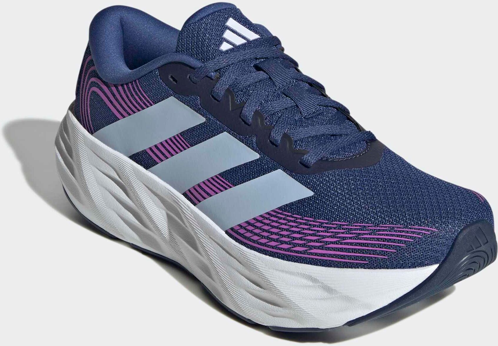 Laufschuh ADIDAS PERFORMANCE "GALAXY 8", Damen, Gr. 38, muted lila, frozen lila, lila burst, Synthetik, Textil, Schuhe Laufschuh, für mehr Dämpfung muted lila, frozen lila, lila burst 38