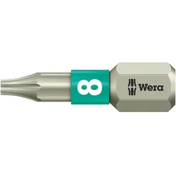 Bit Innen-TORX Torsionsform Wera T8, Edelstahl