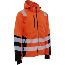 Warnschutz Softshelljacke "116503R" Visible Xtreme - XS - orange/schwarz