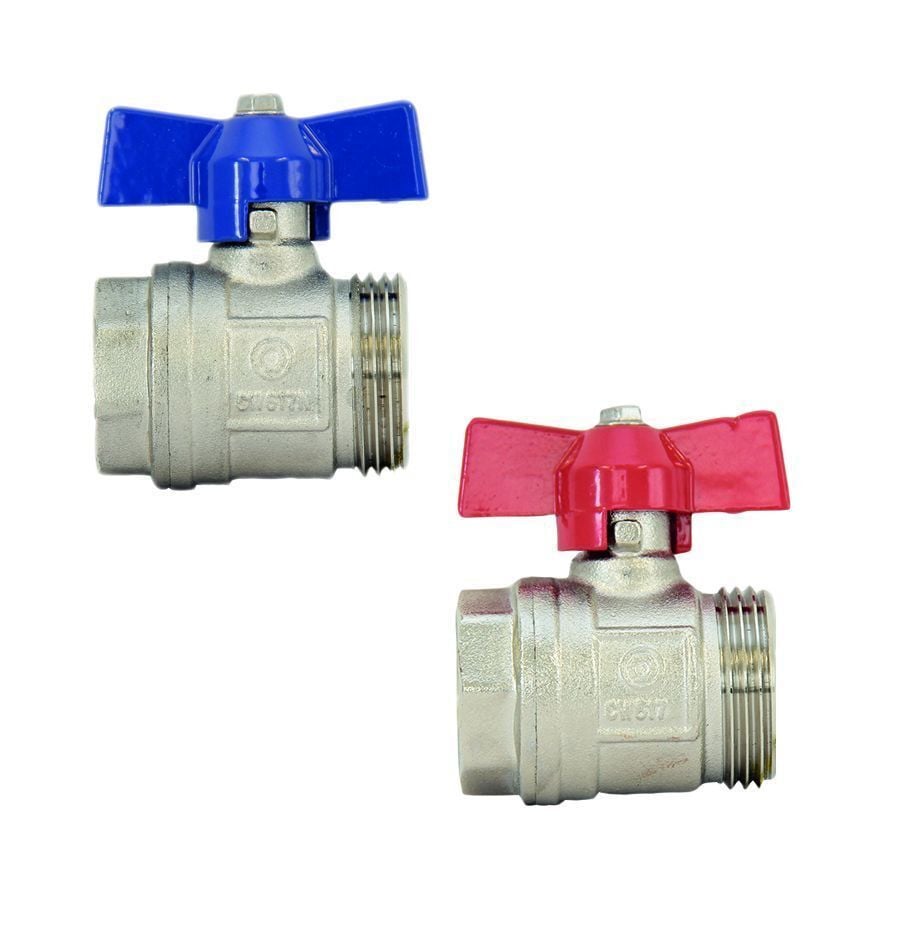 Strawa Anschlussgarn met WMZ-voorbereiding, 1 IGx1 AG, horizontale aansluiting, 65mm