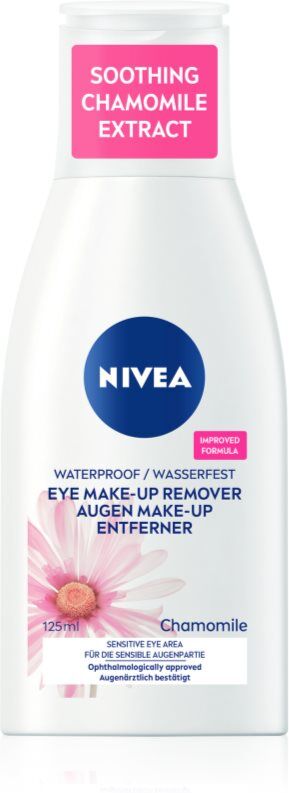 NIVEA Visage waterproof eye makeup remover with chamomile 125 ml
