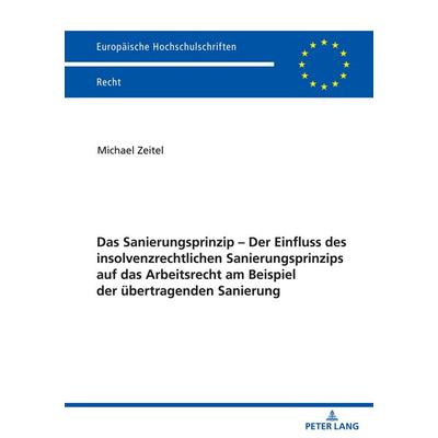Das Sanierungsprinzip – Der Einfluss des insolvenzrechtlichen Sanierungsprinzips auf das Arbeitsrecht am Beispiel der übertragenden Sanierung,