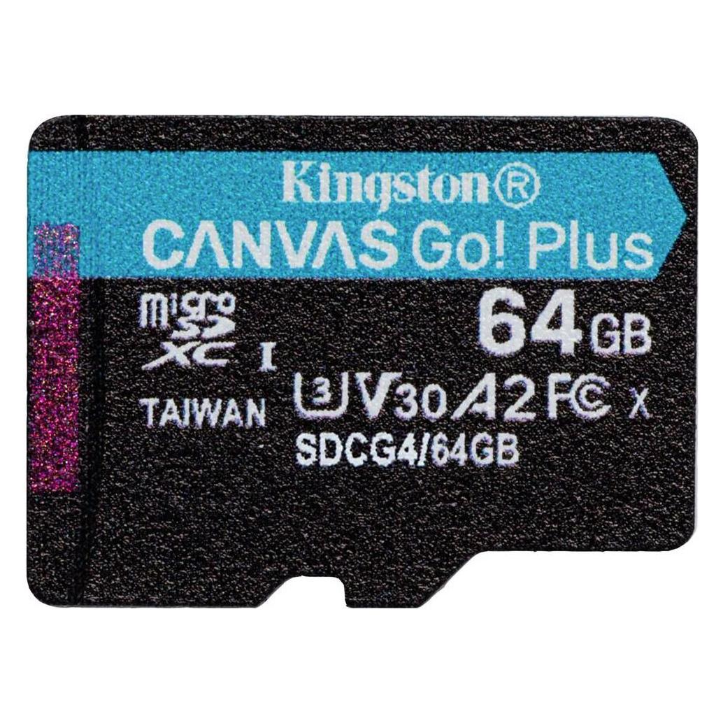 Kingston Canvas Go! Plus (64 GB, microSDXC, U3, UHS-I) (SDCG4/64GB)