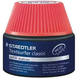 Staedtler, Ersatzpatronen + Tintenfass, Nachfüllstation Textsurfer (4 Stk.)