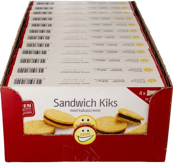 Easis Sandwich Kiks Med Kakaocreme, 168 G